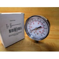 Grainger 4FLV6A Pressure Gauge (Pack of 2)