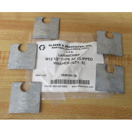 Lindapter LAF050CWRP Clipped Washer (Pack of 5)