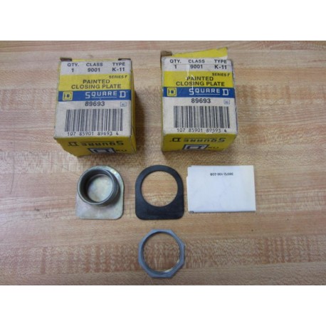 Square D 9001-K11 Pack Of 2 Closing Plates 9001K11 Gray