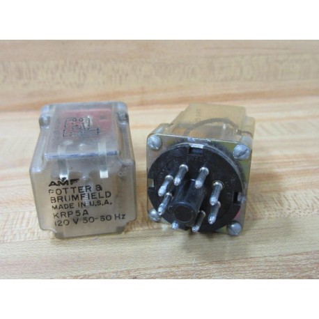 Potter & Brumfield KRP5A-120V AMF Relay KRP5A120V (Pack of 2) - Used