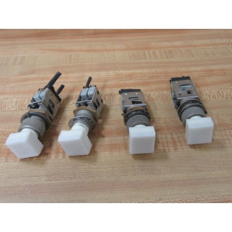 Micro Switch 1J001-W Push Switch M2288581-01W (Pack of 4) - Used