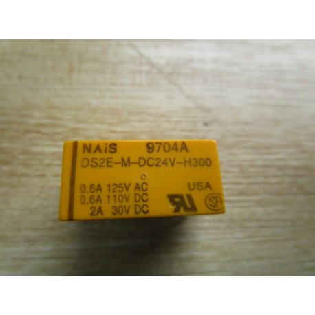 NAIS DS2E-M-DC24V-H300 Relay (Pack of 6) - Used