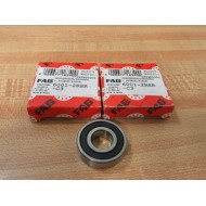 Fag 6001-2RSR-C3 Cage Bearing 60012RSRC3 (Pack of 2)