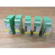 Phoenix Contact EMG 22-RELKSR-2421-21 Relay Module EMG22RELKSR242121 (Pack of 5) - Used