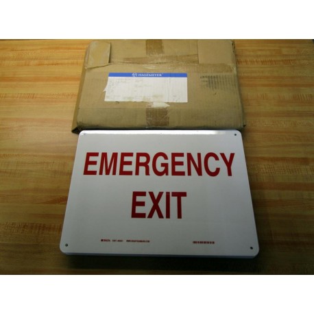 Brady A0251 Emergency Exit Sign 57-70853-13 (Pack of 20)