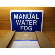 Brady 57-70853-12 Manual Water Fog Sign 577085312 (Pack of 20)