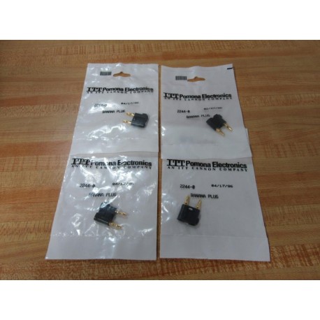 ITT Pomona 2244-0 Banana Plug 22440 (Pack of 4)