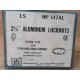 Thomas & Betts 147AL 2-12" Aluminum Locknut (Pack of 15)