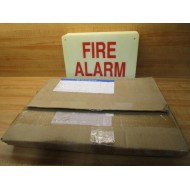 Brady 47273 Fire Alarm Sign 57-70853-11 Discolored (Pack of 20)