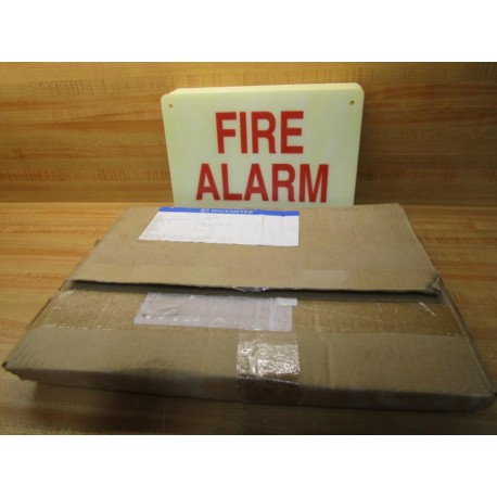 Brady 47273 Fire Alarm Sign 57-70853-11 Discolored (Pack of 20)