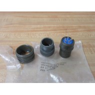Amphenol 97-3106A-18 Straight Shell Plug  97-3106A-18 0 850 wo Red Cap