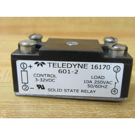 Teledyne 601-2 Solid State Relay 16170 (Pack of 3) - Used