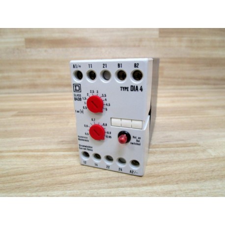 Square D 8430 DIA 4 Current Relay 8430DIA4 Missing Screws - New No Box