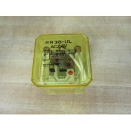 Idec RR3B-UL AC24V Relay RR3BULAC24V (Pack of 2) - Used