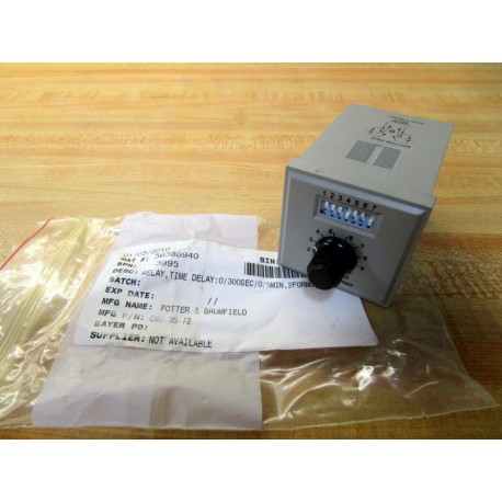 Potter & Brumfield CNS-35-72 Time Delay Relay CNS3572