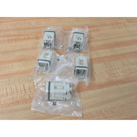 Epic 10431000 Connector Insert H-A 4 SS 400V (Pack of 5)