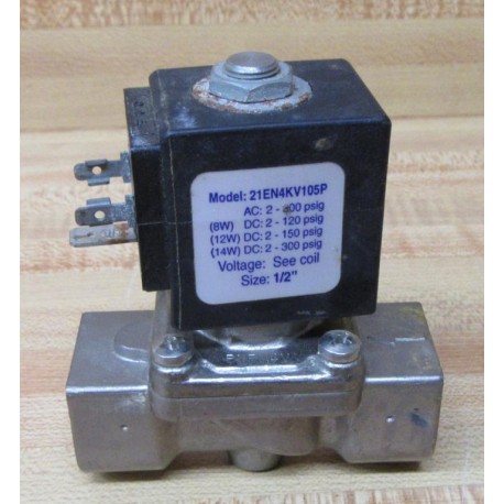 Grazow 21EN4KV105P Solenoid Valve - Used