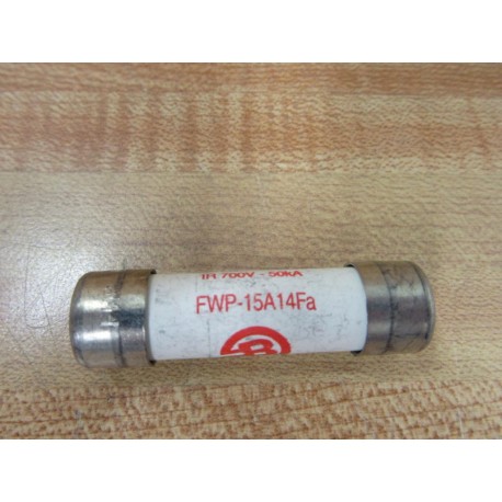 Bussmann FWP-15A14FA Fuse 700VAC 15A FWP15A14Fa (Pack of 9) - New No Box