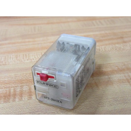 Kuhnke UT3-24VDCN Relay UT324VDCN - Used