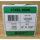 Precision Brand 16345 Steel Shim 16A6 (Pack of 2)