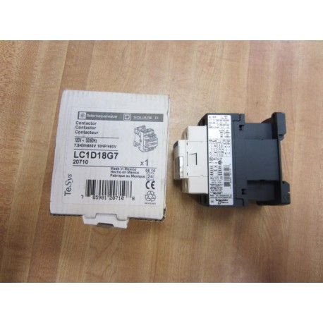 Telemecanique LC1-D18G7 Contactor LC1D18G7