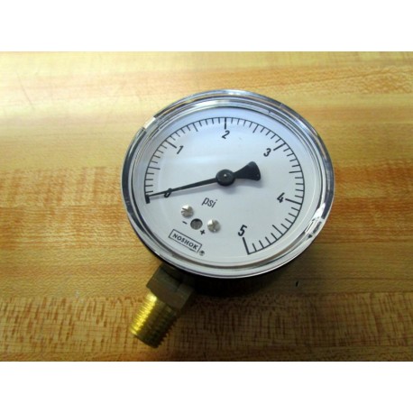 Noshok Gauge 0-5 PSI - New No Box