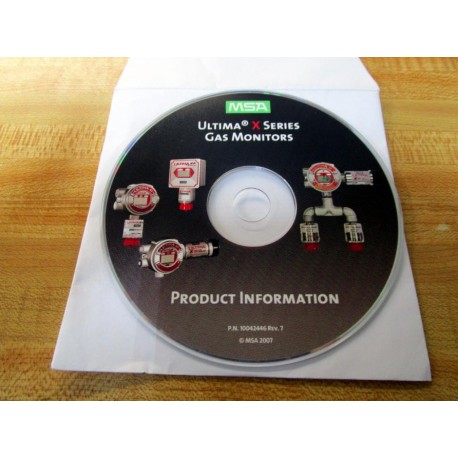 MSA 10042446 Gas Monitors Product Information CD Rev. 7
