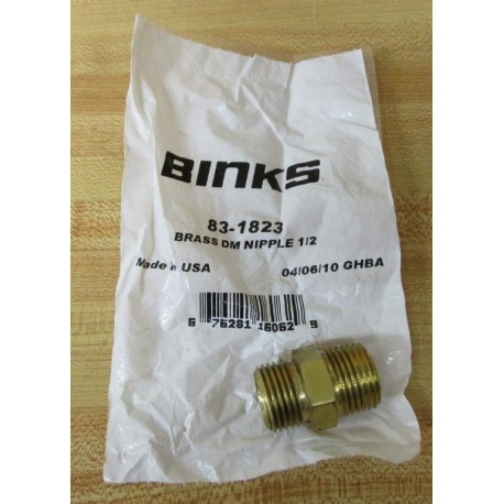 Binks 83-1823 Nipple 831823
