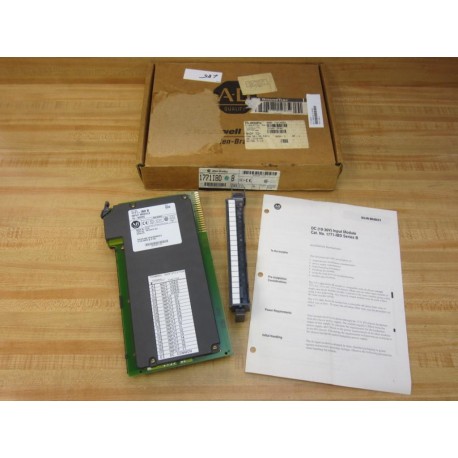 Allen Bradley 1771-IBD Input Module 1771IBD Ser.B, Rev. E03 W Manual