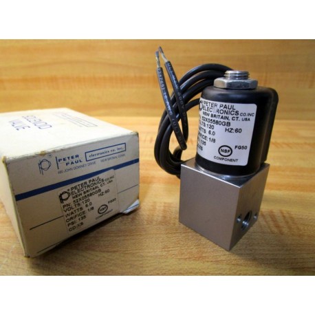 Peter Paul Electronics 52X05580GB Solenoid Valve