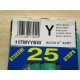 Grafoplast 117MYYBW Label Y (Pack of 25)