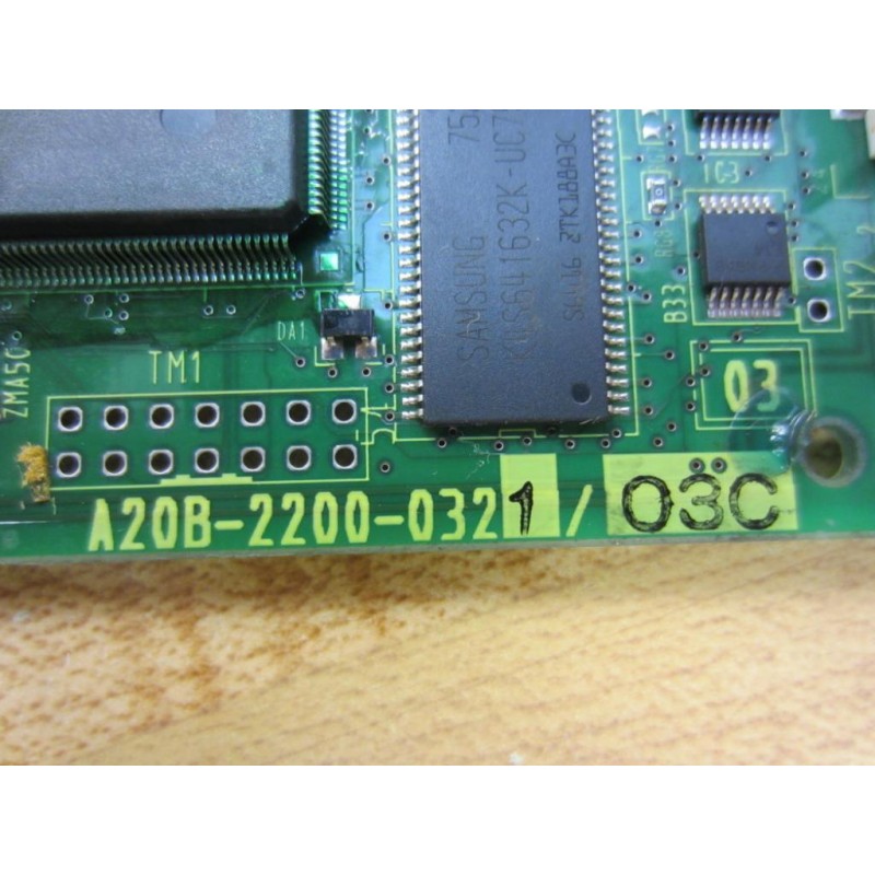 Fanuc A20B-2200-0321 Control Board A20B-2200-032103C - Used - Mara ...
