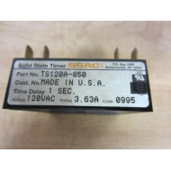 SSAC TS120A-850 Solid State Timer TS120A850 1 Sec3.63A - Used