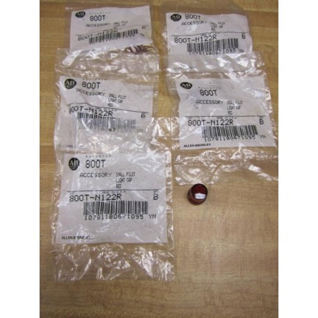 Allen Bradley 800T-N122R Lens Cap 800TN122R Series B (Pack of 5)