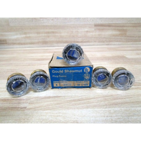 GouldShawmut GW15 Plug Fuses (Pack of 5)