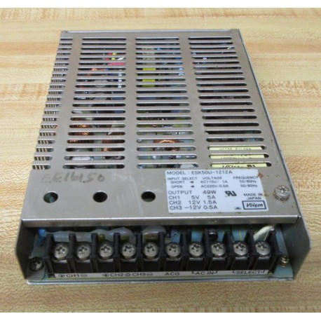 Volgen ESK50U-1212A Power Supply ESK50U1212A - Used