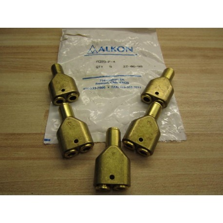 Alkon AQ89-P-4 Triple Tube Y Union AQ89P4 (Pack of 5)