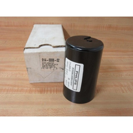 Philips 3535B8C0088A330A7 Start Capacitor 014-0006-02